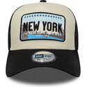 new-era-a-frame-license-plate-new-york-black-and-beige-trucker-hat