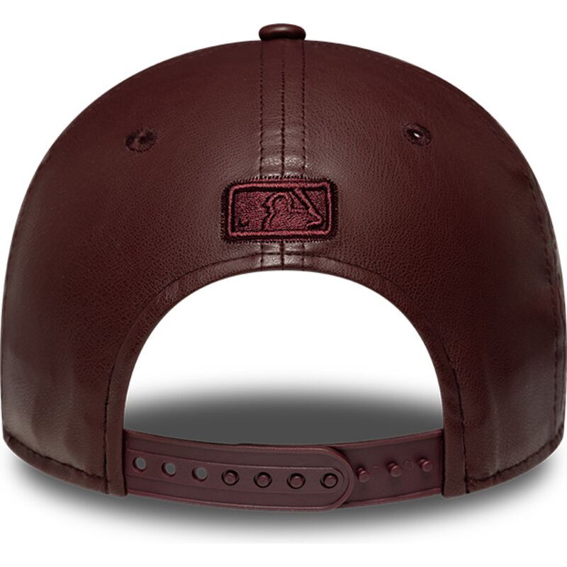 new-era-curved-brim-women-9forty-m-crown-pu-diamante-new-york-yankees-mlb-brown-snapback-cap