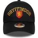 new-era-curved-brim-youth-9forty-wordmark-harry-potter-gryffindor-black-snapback-cap