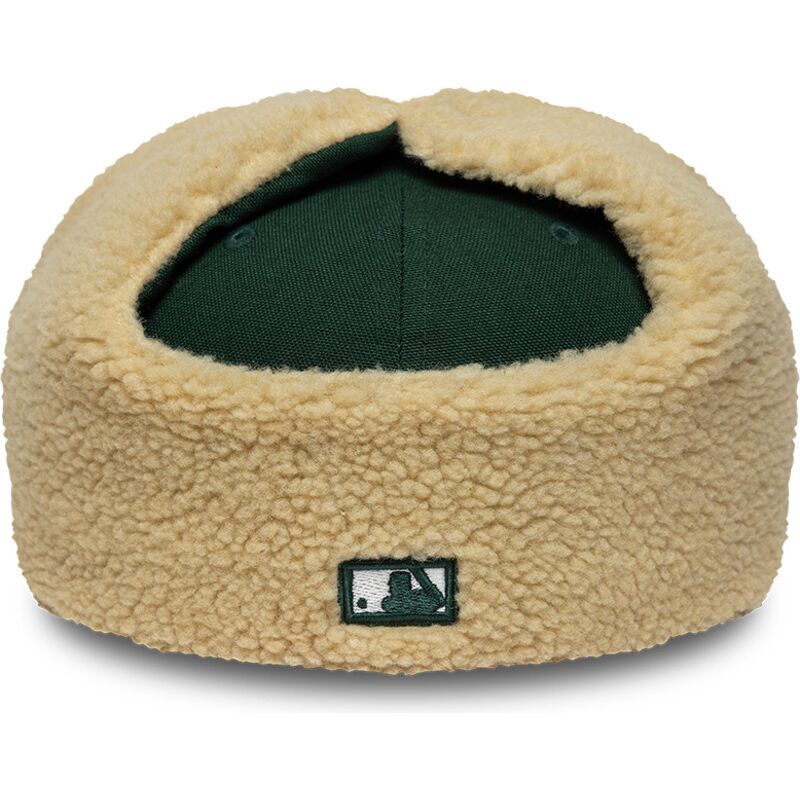 new-era-flat-brim-59fifty-dogear-world-series-oakland-athletics-mlb-green-fitted-cap new-era-flat-brim-59fifty-dogear-world-series-oakland-athletics-mlb-green-fitted-cap