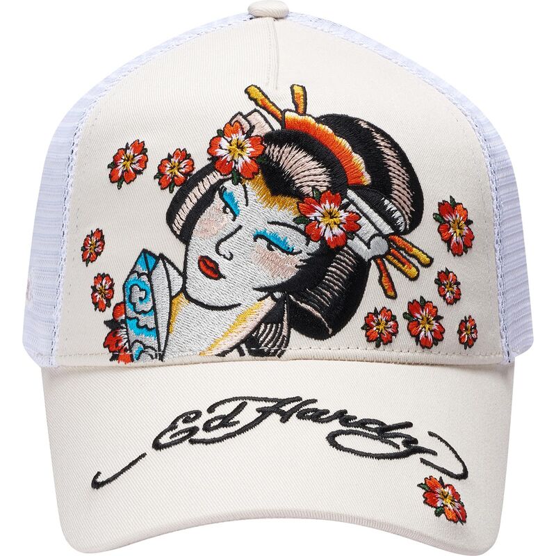 ed-hardy-tokyo-geisha-beige-trucker-hat ed-hardy-tokyo-geisha-beige-trucker-hat