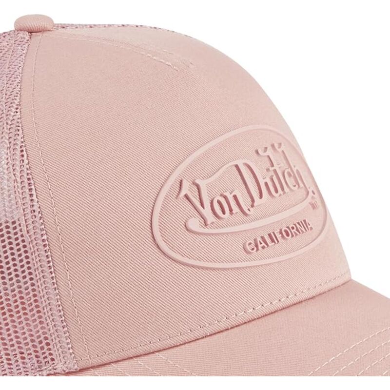 von-dutch-log10-pink-trucker-hat von-dutch-log10-pink-trucker-hat