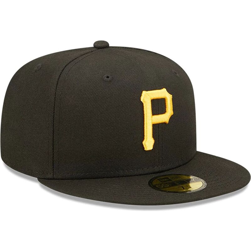 new-era-flat-brim-59fifty-ac-perf-pittsburgh-pirates-mlb-black-fitted-cap new-era-flat-brim-59fifty-ac-perf-pittsburgh-pirates-mlb-black-fitted-cap