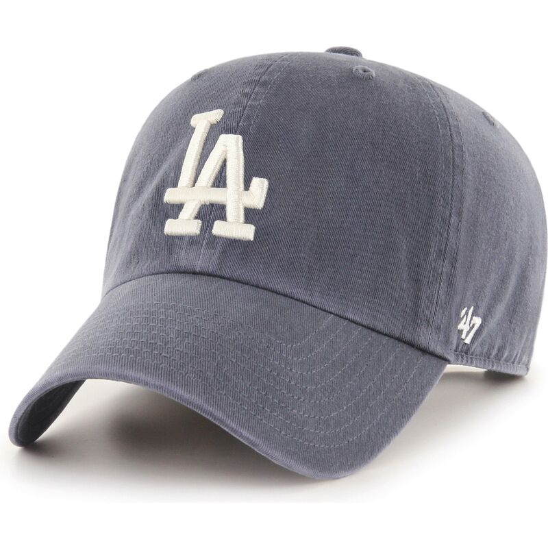 47-brand-curved-brim-clean-up-vintage-navy-los-angeles-dodgers-mlb-grey-adjustable-cap
