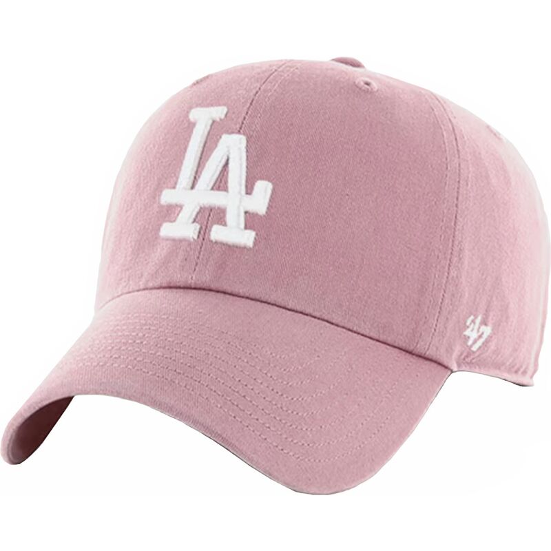 47-brand-curved-brim-clean-up-mauve-los-angeles-dodgers-mlb-pink-adjustable-cap 47-brand-curved-brim-clean-up-mauve-los-angeles-dodgers-mlb-pink-adjustable-cap