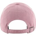 47-brand-curved-brim-clean-up-mauve-los-angeles-dodgers-mlb-pink-adjustable-cap