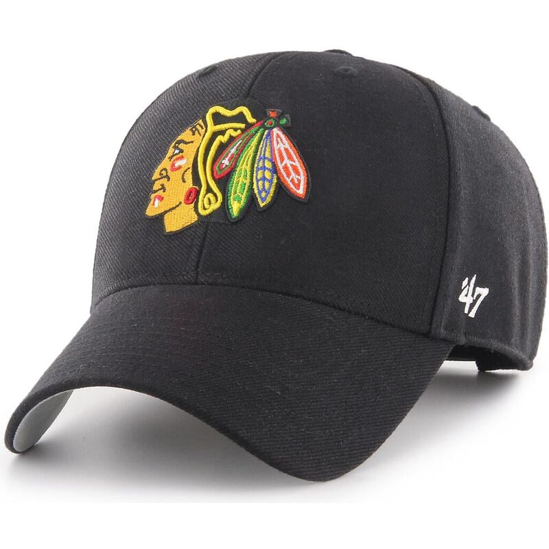 47-brand-curved-brim-mvp-chicago-blackhawks-nhl-black-adjustable-cap 47-brand-curved-brim-mvp-chicago-blackhawks-nhl-black-adjustable-cap