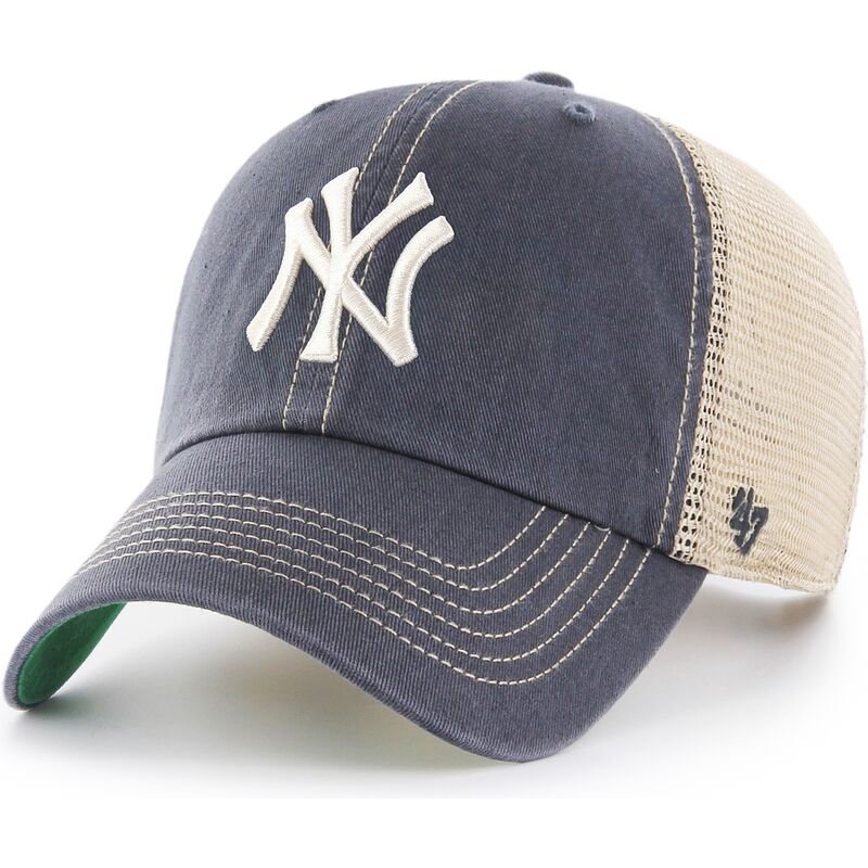 47-brand-clean-up-trawler-vintage-navy-new-york-yankees-mlb-grey-and-beige-trucker-hat