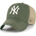47-brand-clean-up-trawler-new-york-yankees-mlb-green-and-beige-trucker-hat