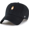 47-brand-curved-brim-clean-up-base-runner-icon-dog-black-adjustable-cap