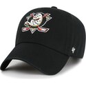 47-brand-curved-brim-clean-up-anaheim-ducks-nhl-black-adjustable-cap