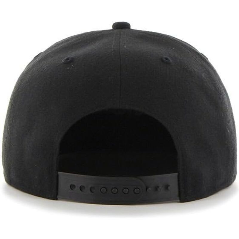 47-brand-flat-brim-black-logo-captain-no-shot-new-york-yankees-mlb-black-snapback-cap 47-brand-flat-brim-black-logo-captain-no-shot-new-york-yankees-mlb-black-snapback-cap
