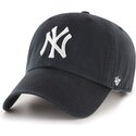 47-brand-curved-brim-new-york-yankees-mlb-clean-up-black-cap