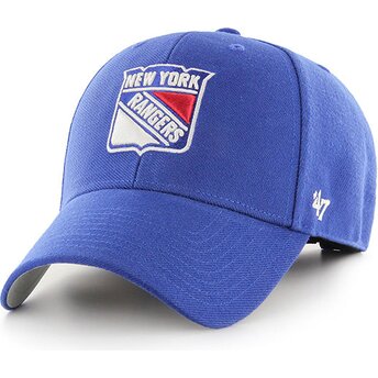 47 Brand Curved Brim NHL New York Rangers Blue Cap