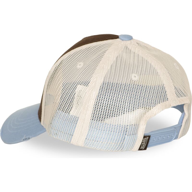 von-dutch-tag04-brown-and-blue-trucker-hat von-dutch-tag04-brown-and-blue-trucker-hat