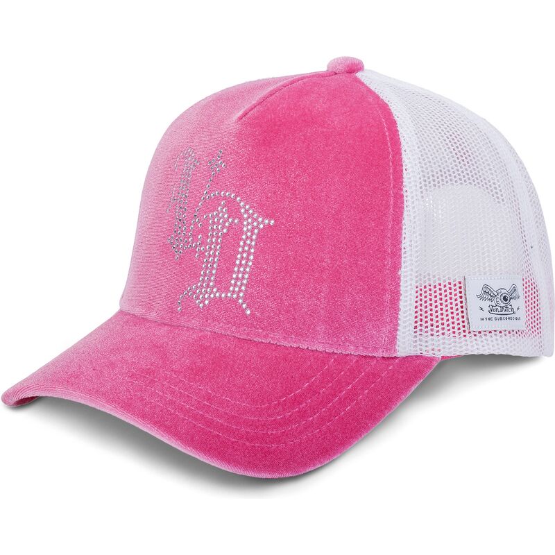 von-dutch-royalp-pink-and-white-trucker-hat