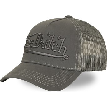 Von Dutch EMB08 Grey Trucker Hat