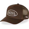 von-dutch-lofb51-brown-adjustable-trucker-hat