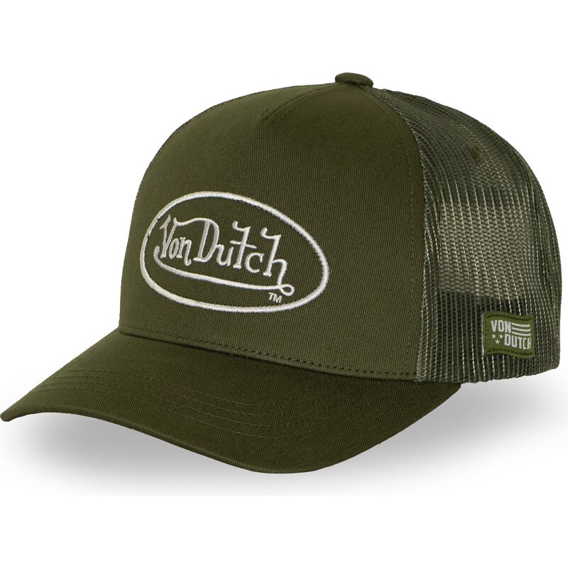 von-dutch-lofb52-green-adjustable-trucker-hat
