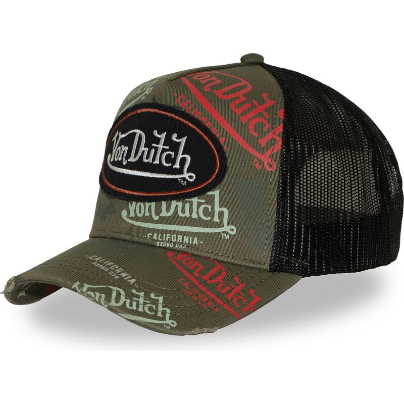 von-dutch-cafe12-green-and-black-trucker-hat