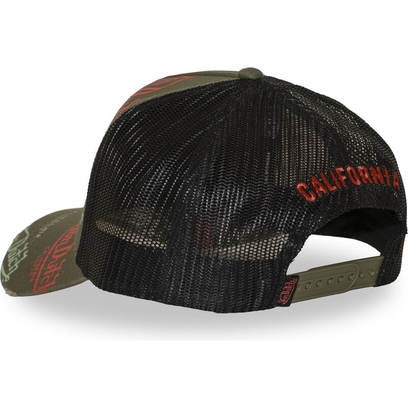 von-dutch-cafe12-green-and-black-trucker-hat
