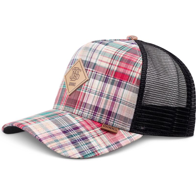 djinns-hft-patch-check-red-multicolor-trucker-hat