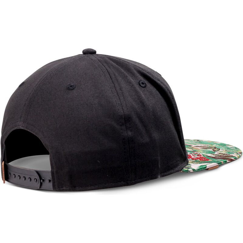 djinns-flat-brim-woven-jungle-rev-black-and-green-snapback-cap