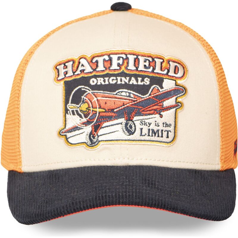hatfield-semi-pla-beige-orange-and-navy-blue-trucker-hat
