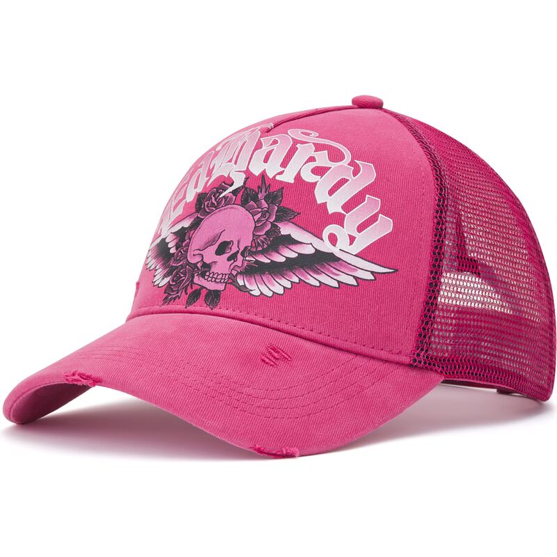ed-hardy-flaming-gothic-skull-washed-pink-trucker-hat