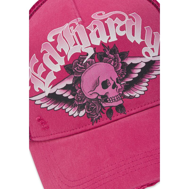 ed-hardy-flaming-gothic-skull-washed-pink-trucker-hat