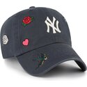 47-brand-curved-brim-clean-up-multi-scatter-new-york-yankees-mlb-navy-blue-adjustable-cap