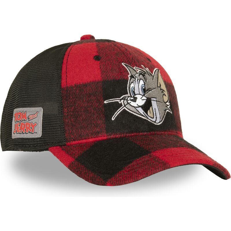 capslab-tom-taj9-tom-looney-tunes-red-and-black-trucker-hat