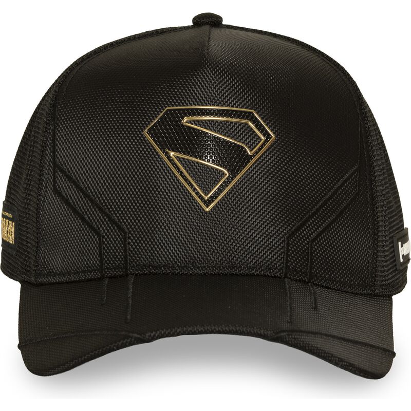 capslab-superman-dc13-tec-dc-comics-black-trucker-hat capslab-superman-dc13-tec-dc-comics-black-trucker-hat