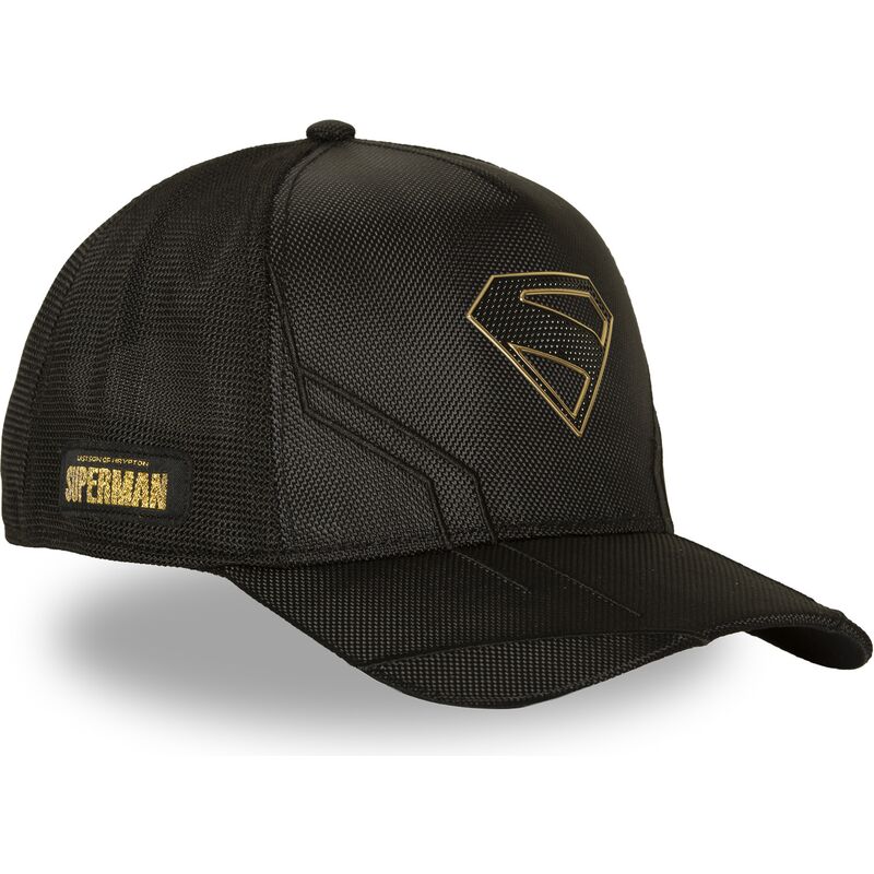 capslab-superman-dc13-tec-dc-comics-black-trucker-hat capslab-superman-dc13-tec-dc-comics-black-trucker-hat