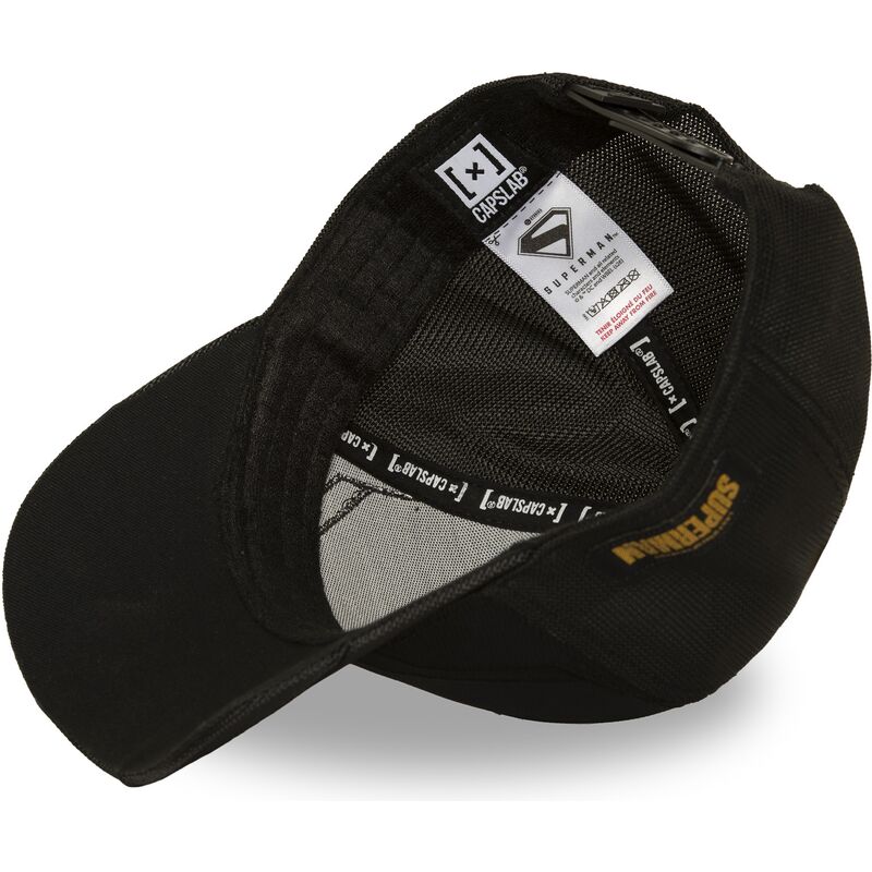 capslab-superman-dc13-tec-dc-comics-black-trucker-hat capslab-superman-dc13-tec-dc-comics-black-trucker-hat