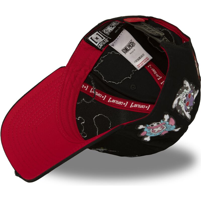 capslab-curved-brim-straw-hat-pirates-op8-fla-one-piece-black-snapback-cap