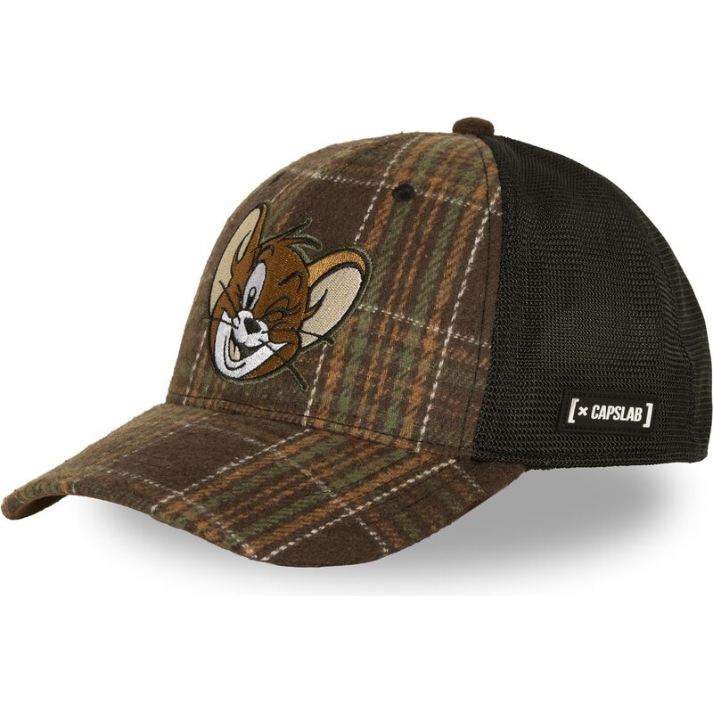 capslab-jerry-taj9-jer-looney-tunes-brown-and-black-trucker-hat