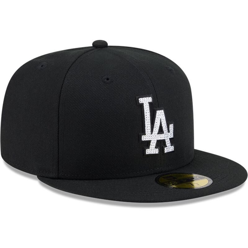 new-era-flat-brim-59fifty-rhinestone-los-angeles-dodgers-mlb-black-fitted-cap