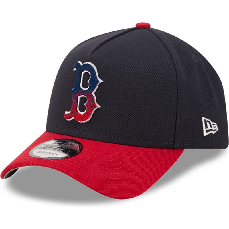 new-era-curved-brim-9forty-a-frame-na-lifestyle-f1-boston-red-sox-mlb-navy-blue-and-red-snapback-cap new-era-curved-brim-9forty-a-frame-na-lifestyle-f1-boston-red-sox-mlb-navy-blue-and-red-snapback-cap