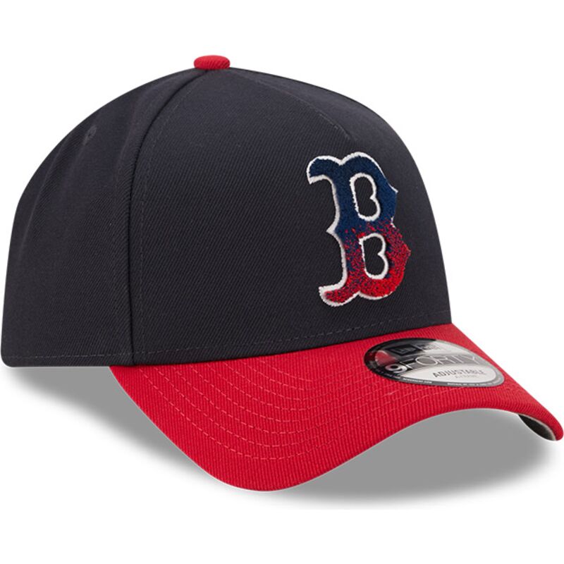 new-era-curved-brim-9forty-a-frame-na-lifestyle-f1-boston-red-sox-mlb-navy-blue-and-red-snapback-cap new-era-curved-brim-9forty-a-frame-na-lifestyle-f1-boston-red-sox-mlb-navy-blue-and-red-snapback-cap