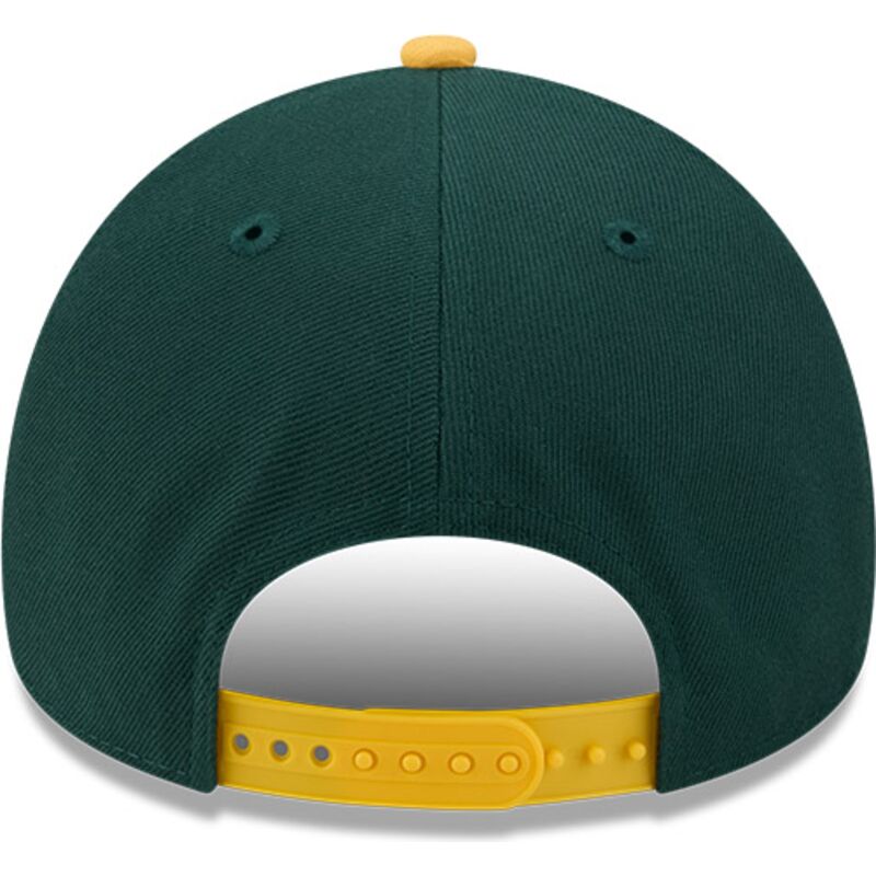 new-era-curved-brim-9forty-a-frame-na-lifestyle-f1-oakland-athletics-mlb-green-and-yellow-snapback-cap