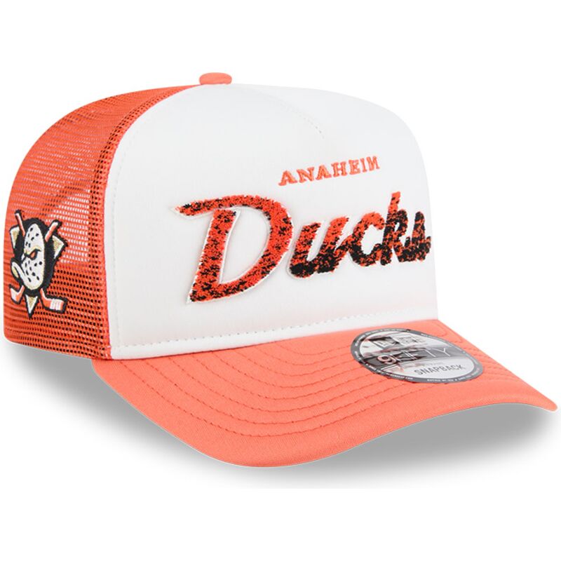new-era-9fifty-a-frame-na-lifestyle-f1-anaheim-ducks-nhl-orange-and-white-trucker-hat new-era-9fifty-a-frame-na-lifestyle-f1-anaheim-ducks-nhl-orange-and-white-trucker-hat