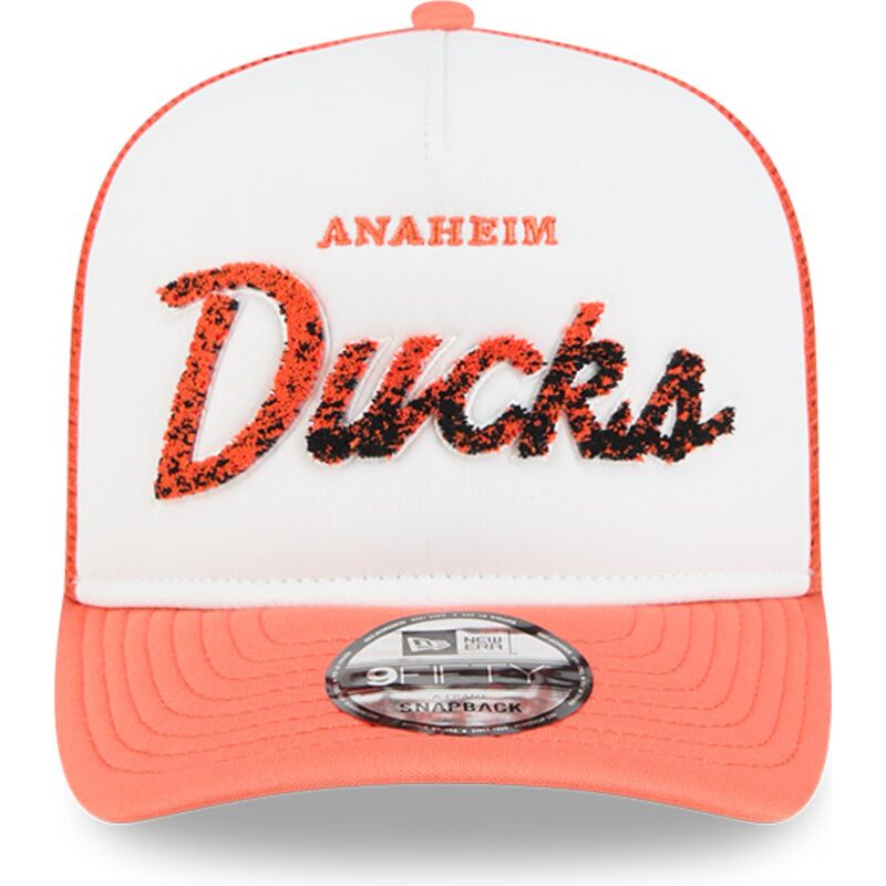 new-era-9fifty-a-frame-na-lifestyle-f1-anaheim-ducks-nhl-orange-and-white-trucker-hat new-era-9fifty-a-frame-na-lifestyle-f1-anaheim-ducks-nhl-orange-and-white-trucker-hat
