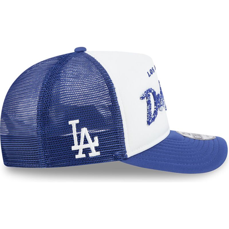 new-era-9fifty-a-frame-na-lifestyle-f1-los-angeles-dodgers-mlb-blue-and-white-trucker-hat