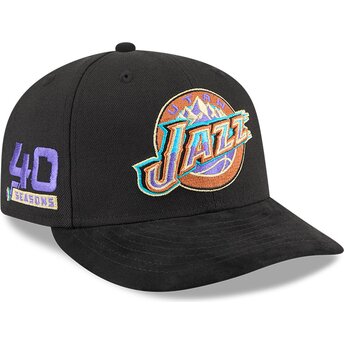 New Era Curved Brim 9FIFTY NA Lifestyle F1 Utah Jazz NBA Black Snapback Cap