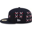 new-era-flat-brim-59fifty-spike-lee-crossed-bats-new-york-yankees-mlb-navy-blue-fitted-cap