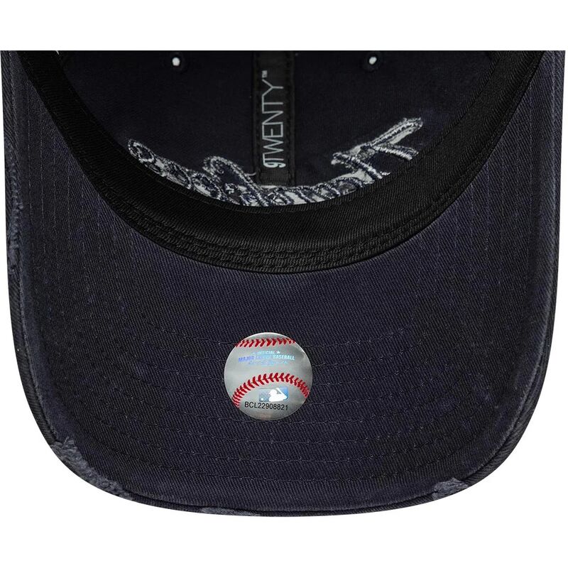 new-era-curved-brim-navy-blue-logo-9twenty-distress-wordmark-new-york-yankees-mlb-navy-blue-adjustable-cap new-era-curved-brim-navy-blue-logo-9twenty-distress-wordmark-new-york-yankees-mlb-navy-blue-adjustable-cap