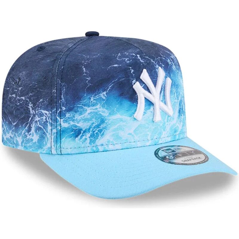 new-era-curved-brim-9fifty-a-frame-deep-water-new-york-yankees-mlb-blue-snapback-cap new-era-curved-brim-9fifty-a-frame-deep-water-new-york-yankees-mlb-blue-snapback-cap