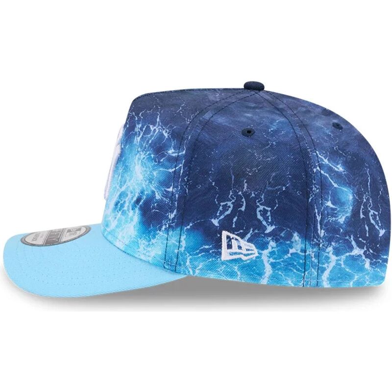 new-era-curved-brim-9fifty-a-frame-deep-water-new-york-yankees-mlb-blue-snapback-cap new-era-curved-brim-9fifty-a-frame-deep-water-new-york-yankees-mlb-blue-snapback-cap