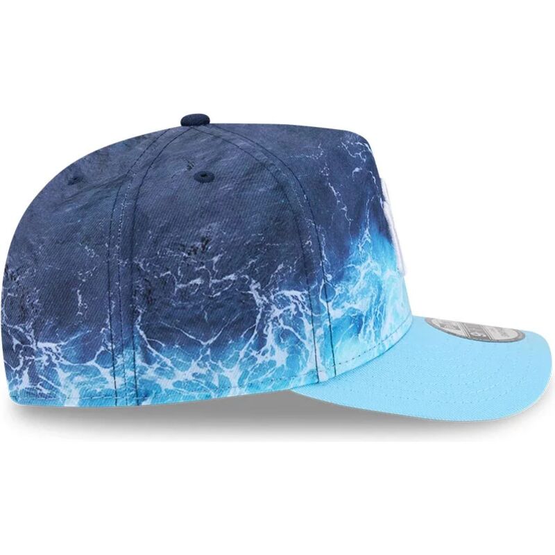 new-era-curved-brim-9fifty-a-frame-deep-water-new-york-yankees-mlb-blue-snapback-cap new-era-curved-brim-9fifty-a-frame-deep-water-new-york-yankees-mlb-blue-snapback-cap
